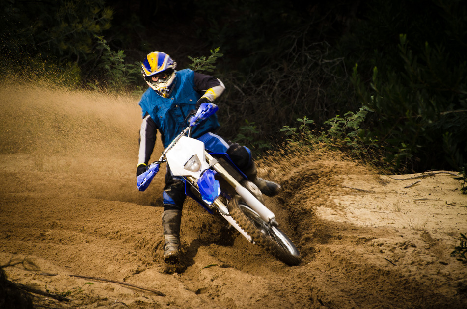 enduro motorbike riding